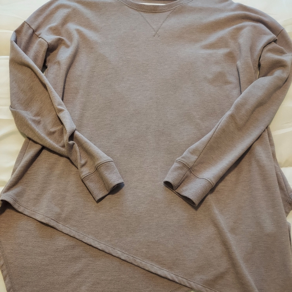 Sonoma medium lavender uneven sweater